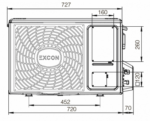 Кондиционер взрывозащищенный EXCON CR-01-0211 Кондиционер взрывозащищенный EXCON CR-01-0211
