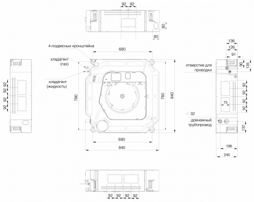 Кассетный кондиционер взрывозащищенный EXCON CR-01-1424 фото 2