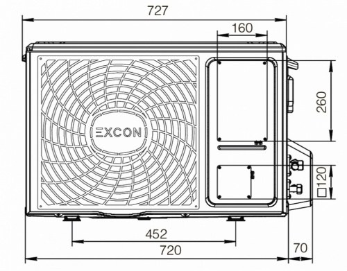Кондиционер взрывозащищенный EXCON CR-01-0311 Кондиционер взрывозащищенный EXCON CR-01-0311