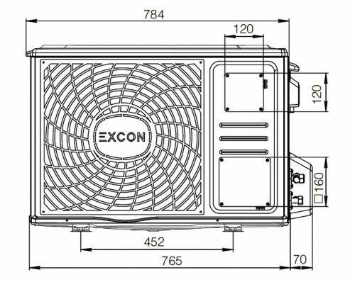 Кондиционер взрывозащищенный EXCON CR-01-0511