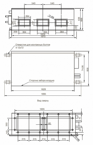 Канальный кондиционер взрывозащищенный EXCON CR-01-4423 фото 3